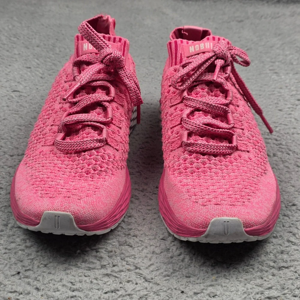 NOBULL Knit Runner Womens 13.5 Mens 12 Pink Training Running Shoes